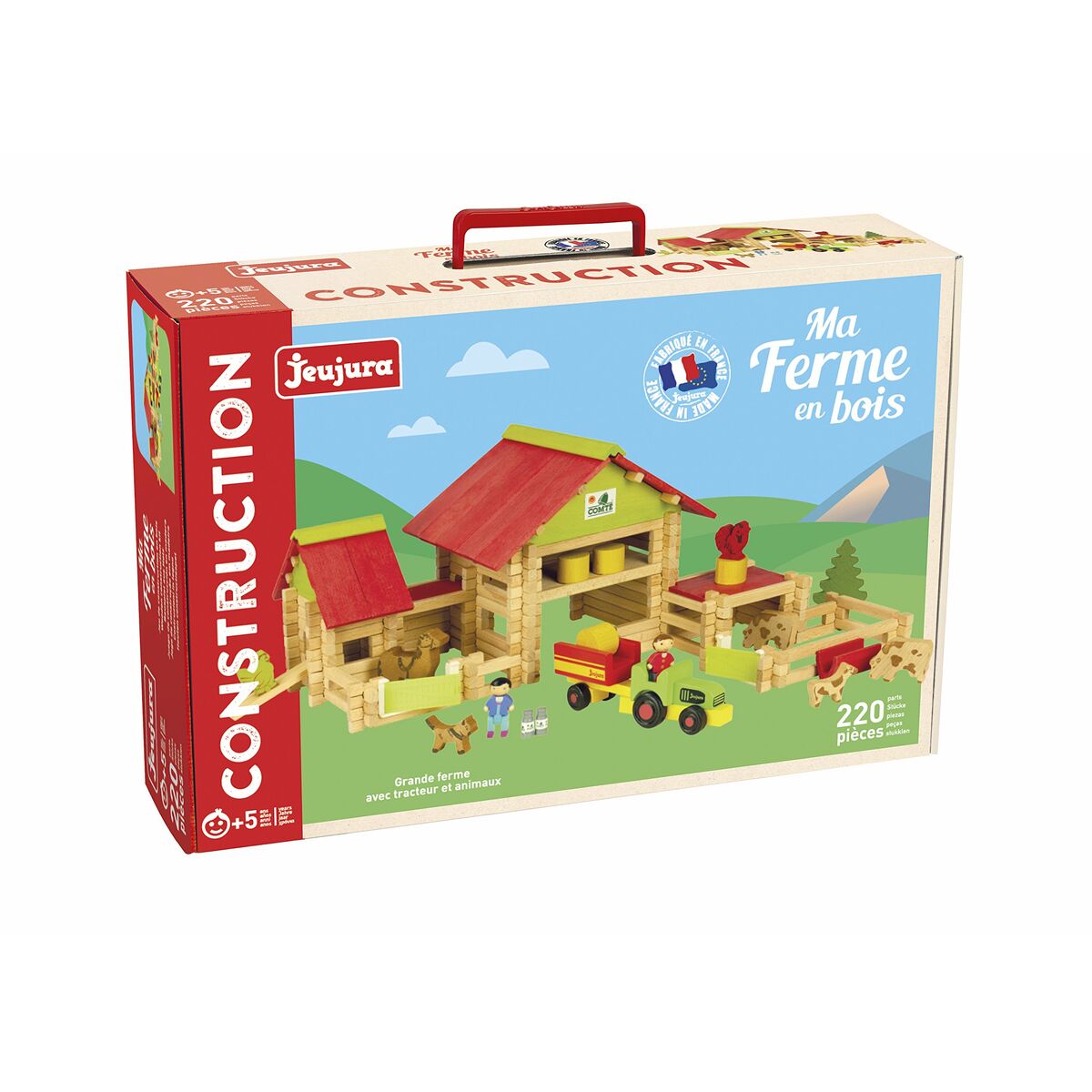 Playset Jeujura Large farm 220 Kappaletta